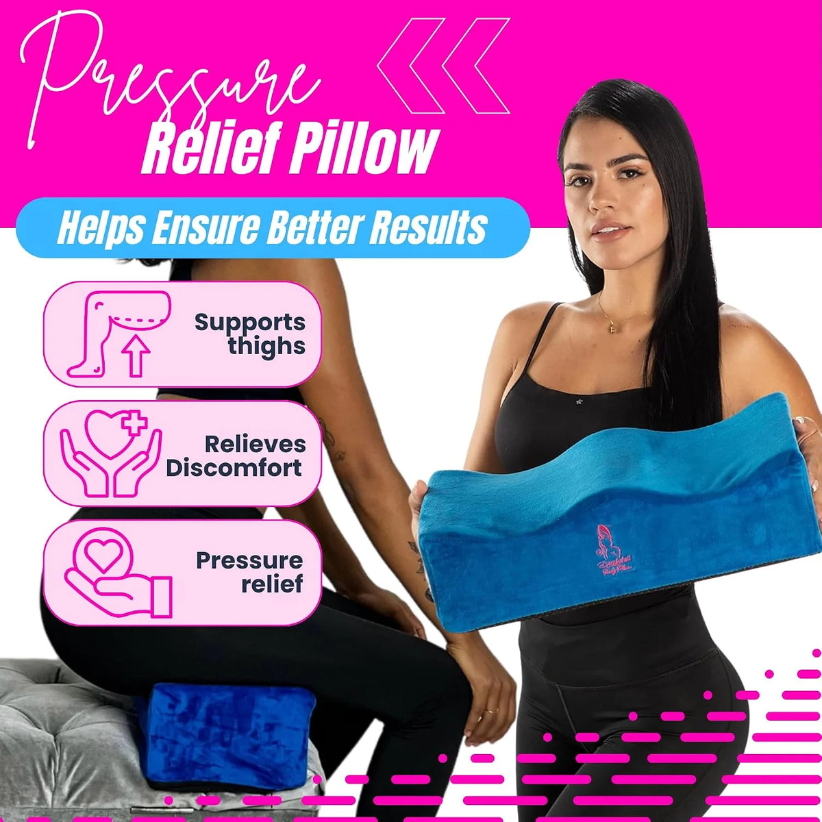BBLPillowAfterSurgerywithDetachableBackSupportPillow_BBLPostSurgerySuppliesandLumbarPillow 