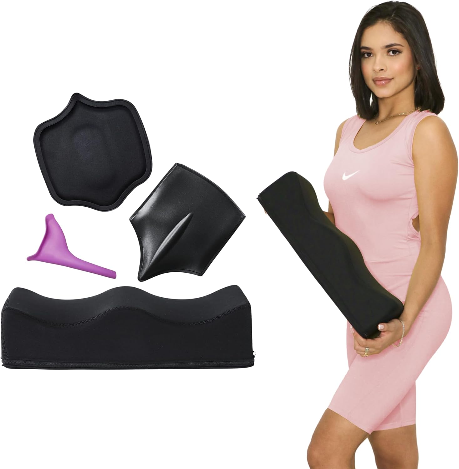BBL Pillow Kit ab board after lipo backboard after lipo female urinal device Black