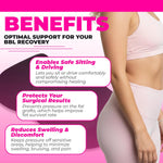 Patented BBL Car Pillow | Best Post-Surgery Driving Recovery Cushion - Bombshell Booty Pillow