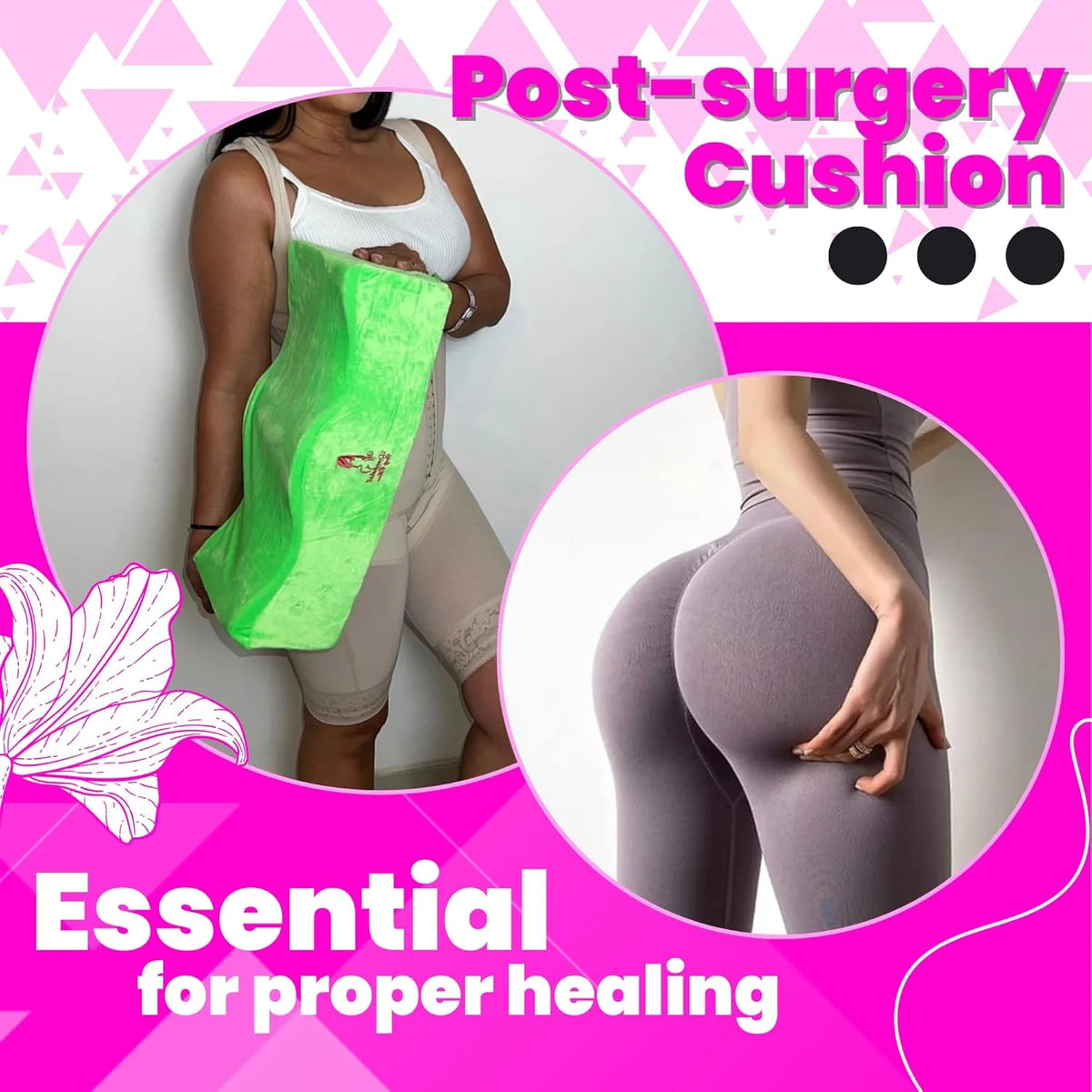 BBL_Pillow_for_Sitting_Post-Surgery_Recovery_Cushion_Travel_Bag 