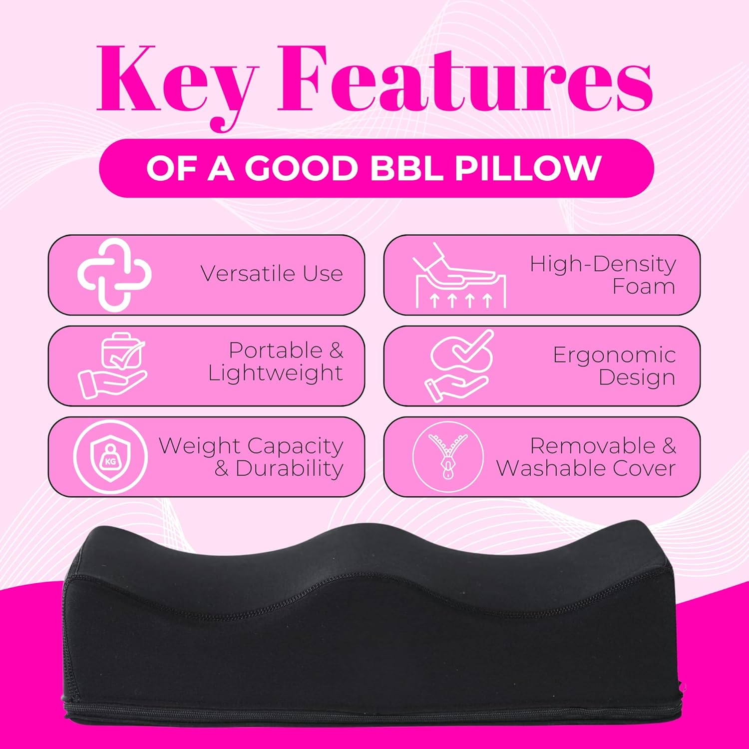 booty pillow kit Black