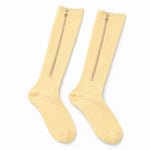 BBL zipper anti-embolism compression stockings beige – front view 
