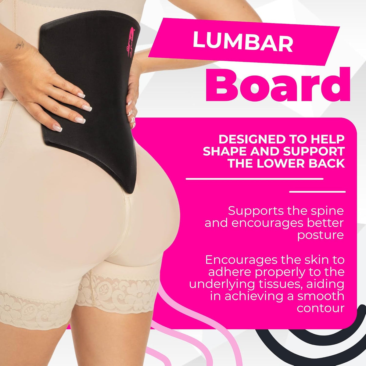BBL recovery kit with brazilian butt lift pillow for post-surgery sittingt 7-Piece Recovery Bundle with compression abdominal Boards & lumbar board 3 pack Lipo foam for liposuction Black