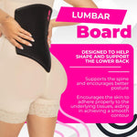 BBL recovery kit with brazilian butt lift pillow for post-surgery sittingt 7-Piece Recovery Bundle with compression abdominal Boards & lumbar board 3 pack Lipo foam for liposuction Black