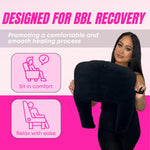 "Smooth Recovery" benefits – woman's back with Improves Comfort, Pressure Relief, Proper Posture, Reduces Swelling, Avoid Complications