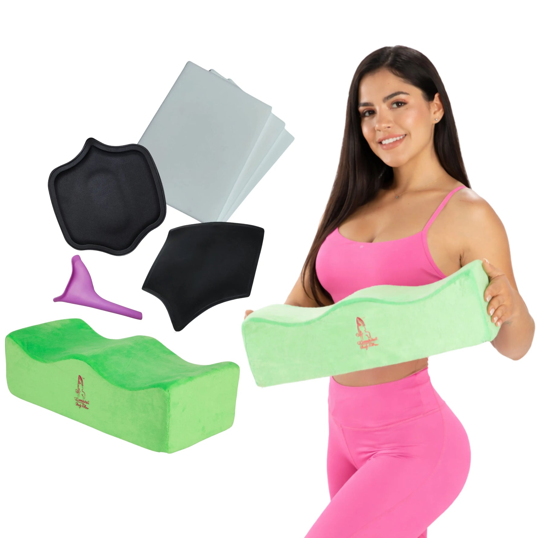 BBL Pillow + Compression Kit | 6-Piece Recovery Bundle with Boards & Lipo Foam 