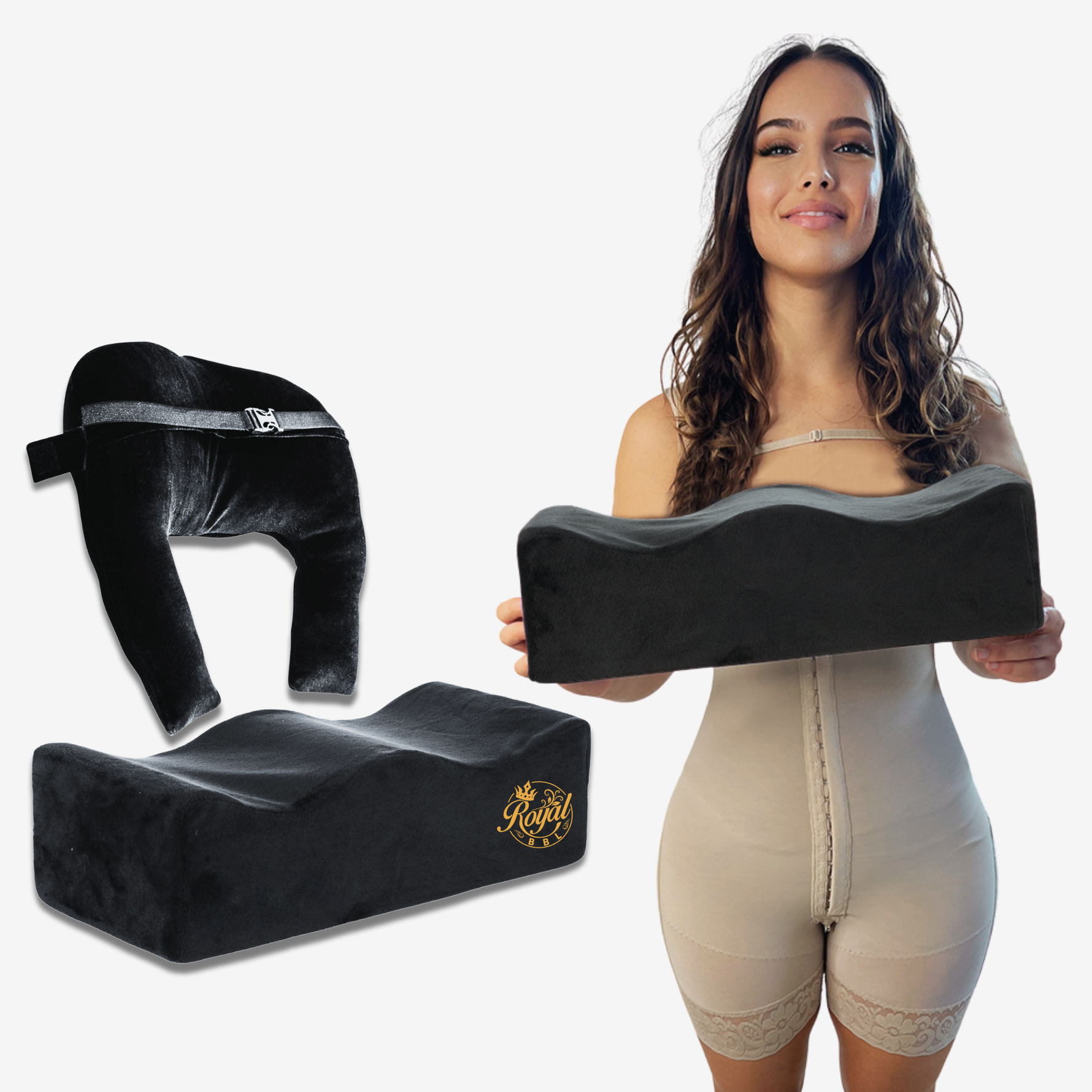 Brazilian Buttock Lift Pillow With Back Support Kit - Bombshell Booty Pillow