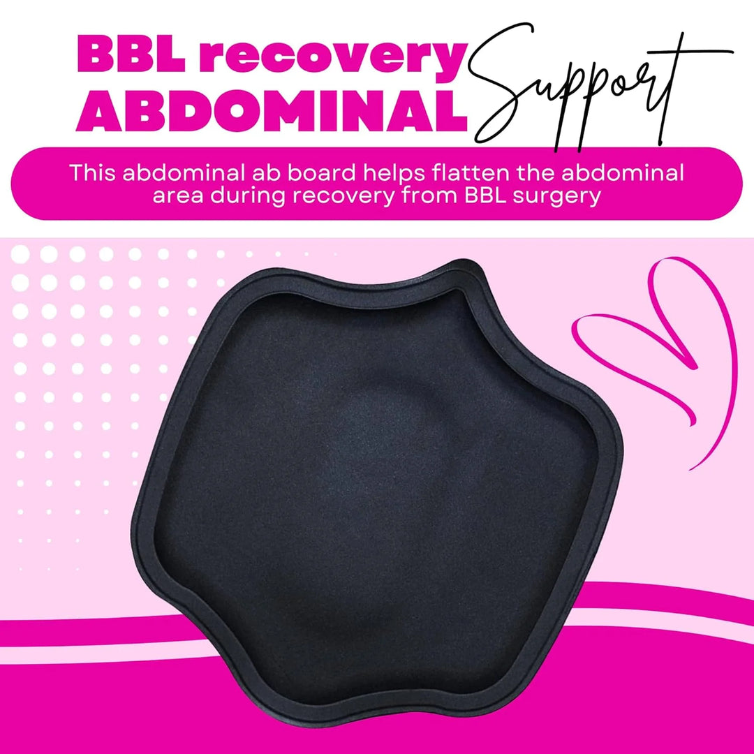 bombshell_booty_pillow_Lipo_Foam_Abdominal_Board_Post_Surgery_Compression_Board_for_Lipo_361_Tummy_Tuck_Recovery_Faja_Board_Ab_Board_Liposuction_Tabla_Abdominal_Postoperatoria #Black 