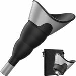 Collapsible female urinal common uses – travel, camping, post-surgery recovery, bedridden care, and emergencies Black 