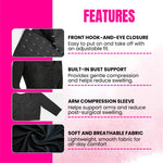 Post-surgery arm compression sleeve – seamless design, stretch and flexibility, breathable fabric, durable and long-lasting