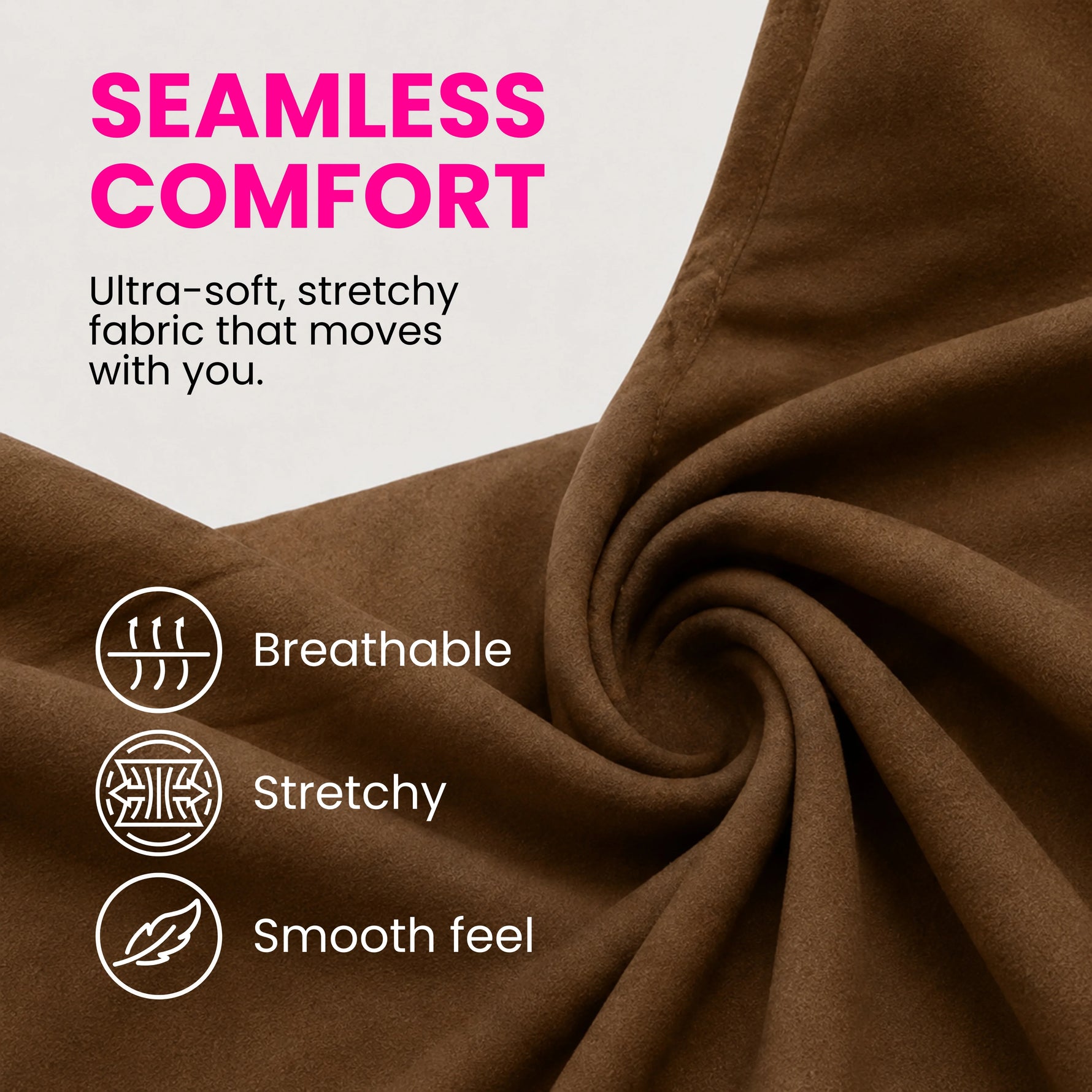 Women's seamless V-neck tummy control bodysuit shapewear — fabric 