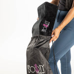 Black BBL recovery pillow with high-resilience foam – supports up to 190 lbs 