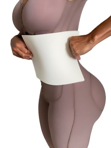 How to Use Lipo Foam After Surgery – Foam Pad Placed Under Faja for Uniform Compression and Healing
