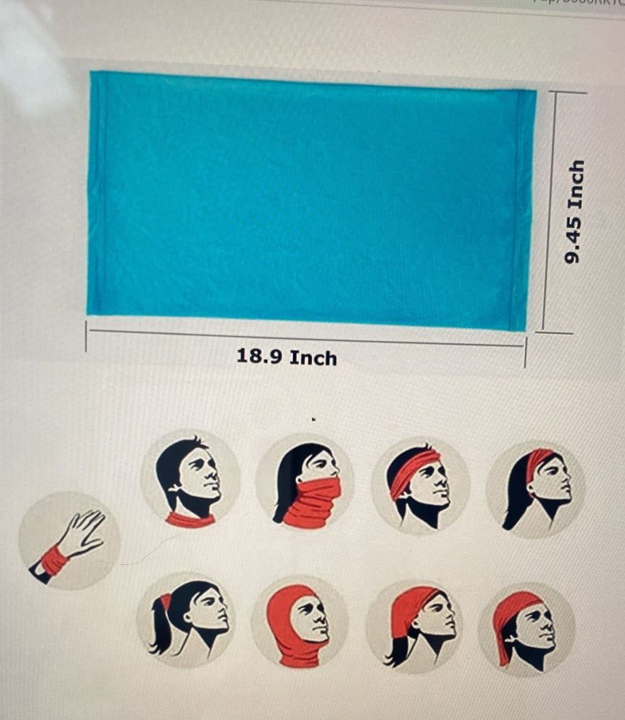 100% polyester sun protector face mask - BOMBSHELL BOOTY PILLOW