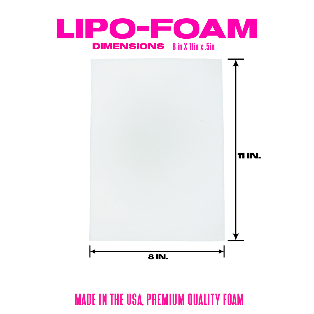 Lipo Foam 5 PACK Liposuction Tummy - tuck C - Section Post - Op Recovery - Bombshell Booty Pillow